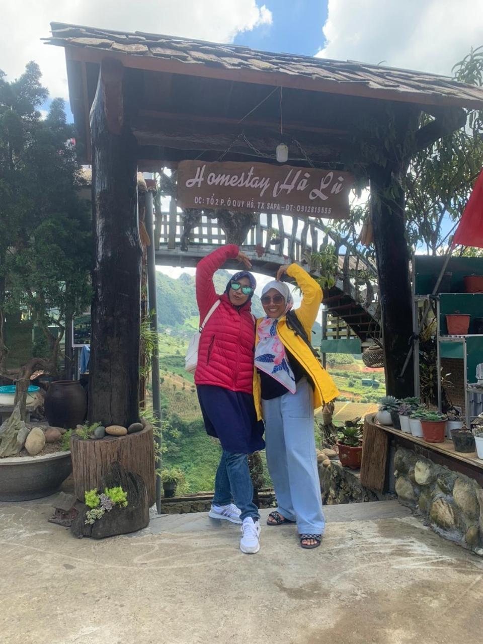 Ha Lu Homestay Lao Cai Exteriör bild